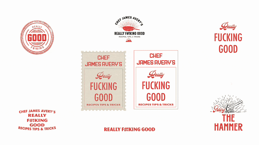 Chef James Avery brand identity