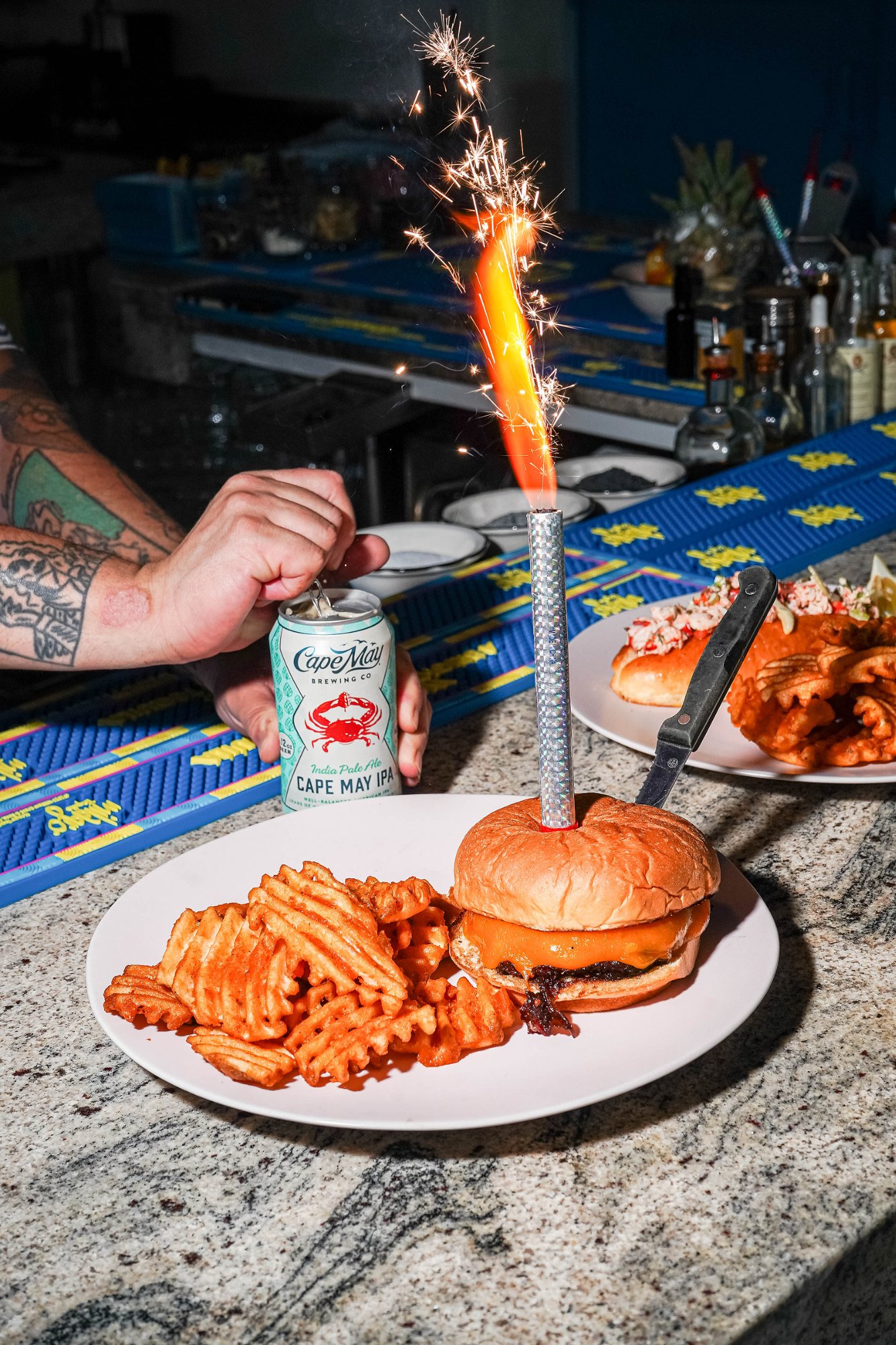 Sparkler Burger